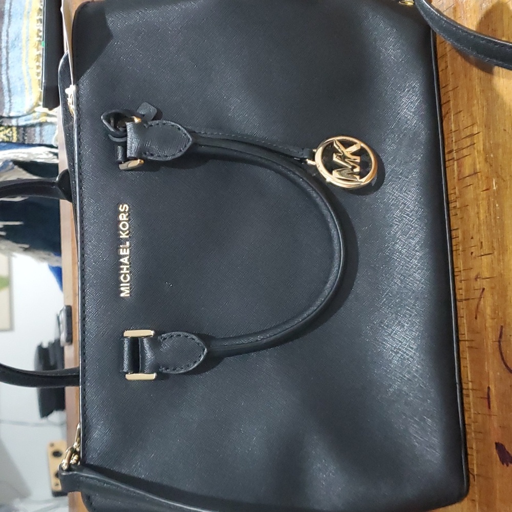 Michael kors savannah leather satchel